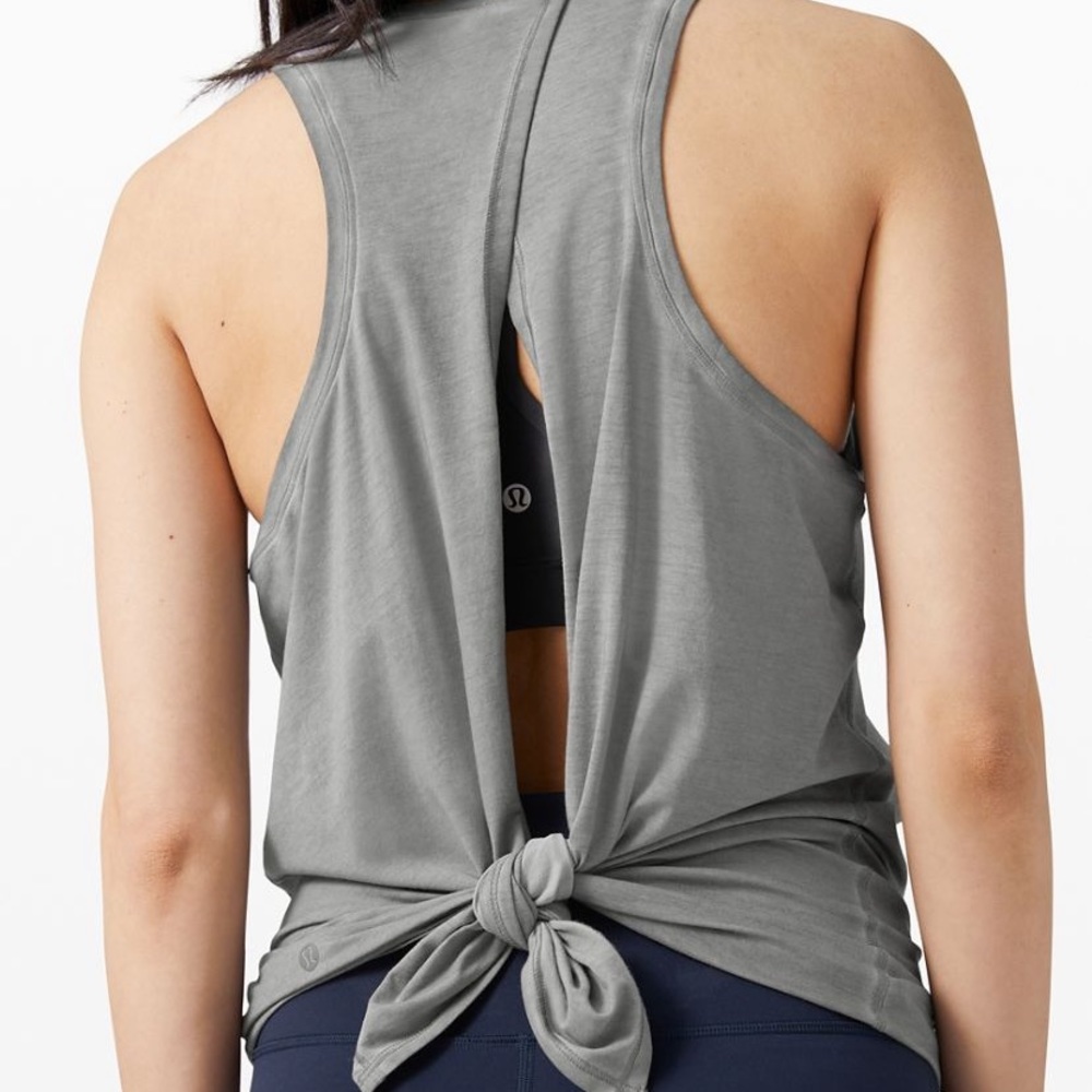 Lulu lemon tank top with open back